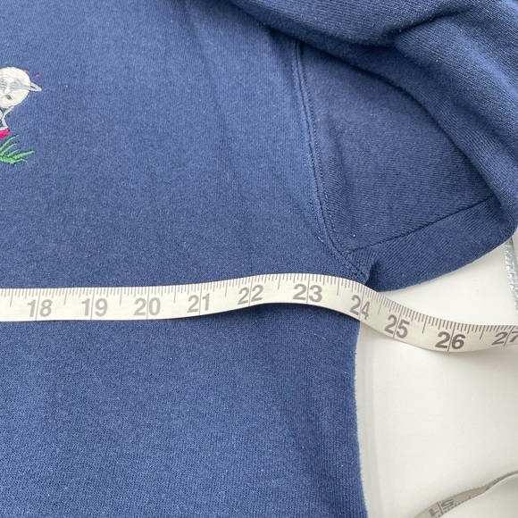 Vintage 90s Animated Golf Ball Embroidered Sweatshirt Vtg Funny Sport USA *READ* - Picture 9 of 10